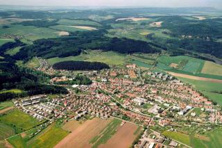 Velké Opatovice – letecký pohled